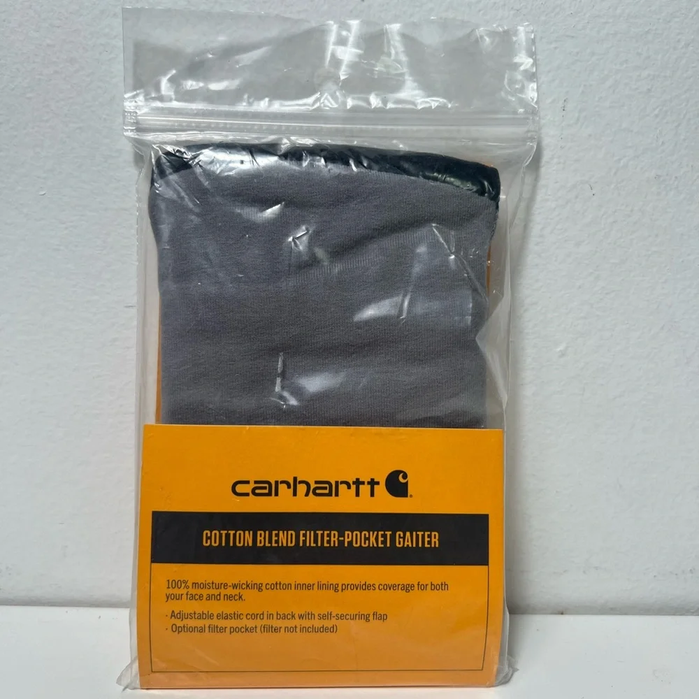 Carhartt Cotton Blend Filter Pocket Gaiter Winter Face Mask 105086